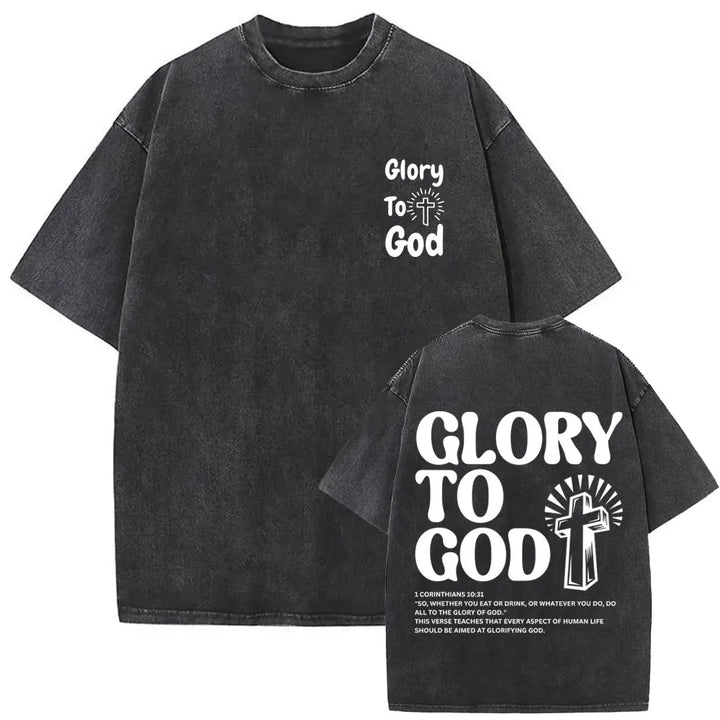 Camiseta Vintage Gótica Oversized con Estampado
