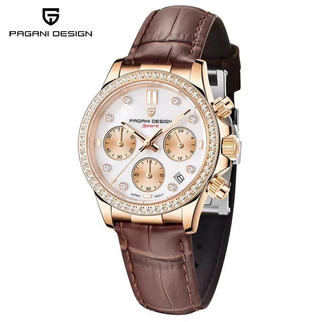 Reloj PAGANI DESIGN — Cronógrafo de Lujo con Cristal de Zafiro