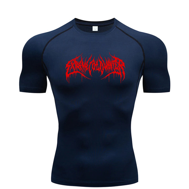 Camiseta de Compresión para Fitness y Gimnasio | Manga Corta