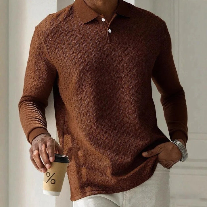 Polo de Manga Larga Premium para Hombre