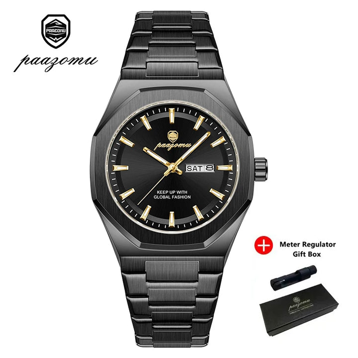 Reloj Deportivo PAAZOMU — Cuarzo Luminoso para Hombre