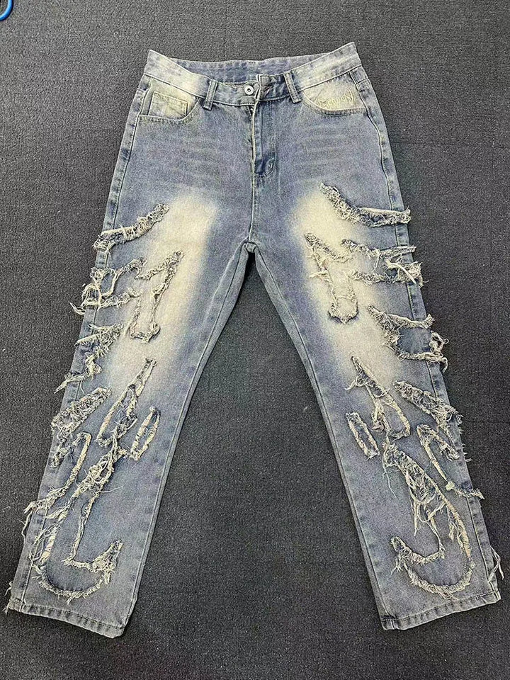Jeans Holgados con Bordado | Hip Hop Retro | Darez Wear
