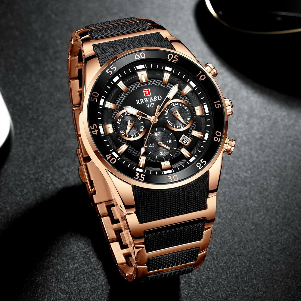 Reloj REWARD — Cronógrafo de Lujo para Hombre