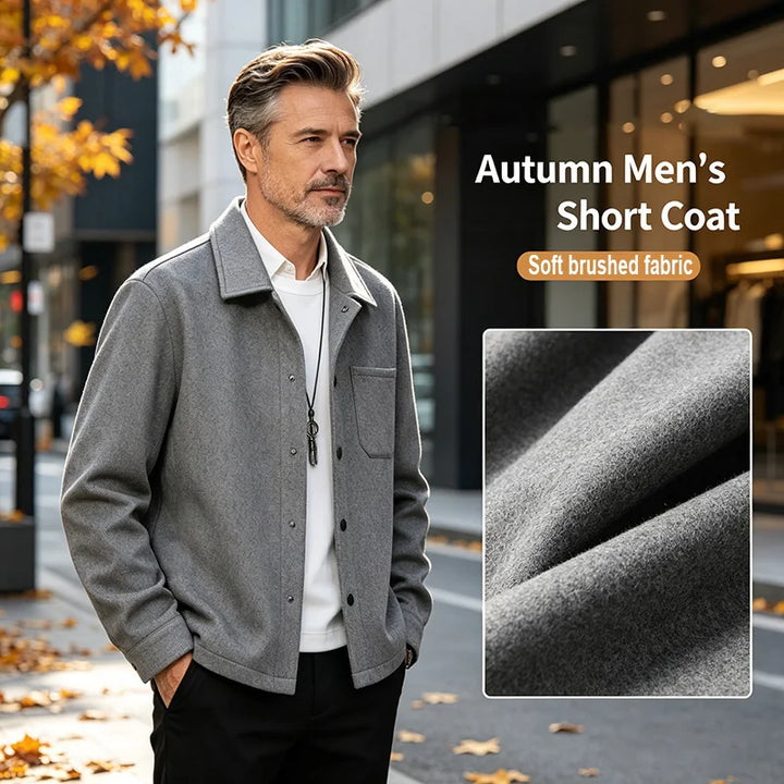Abrigo Lana Cepillada Hombre — Otoño &amp; Invierno