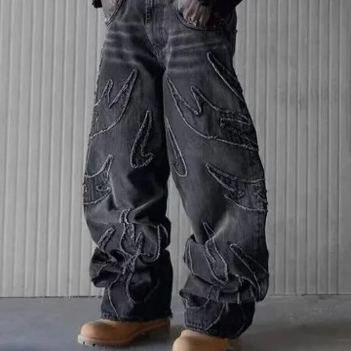 Jeans Holgados con Bordado | Hip Hop Retro | Darez Wear