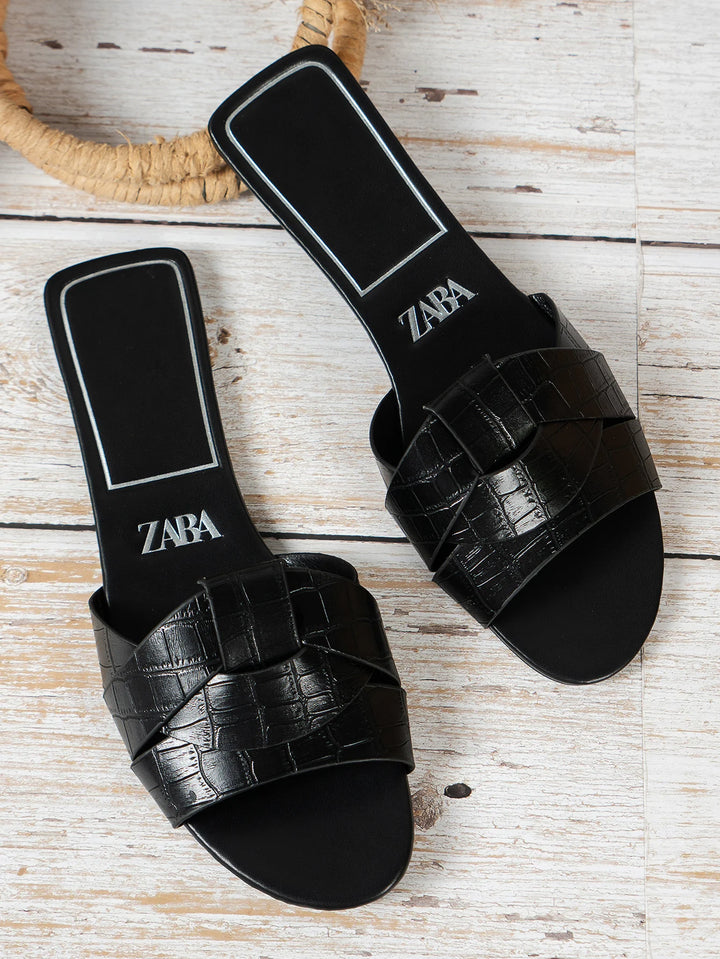 Sandalias Planas Tejidas Mujer — Lujo Casual Verano