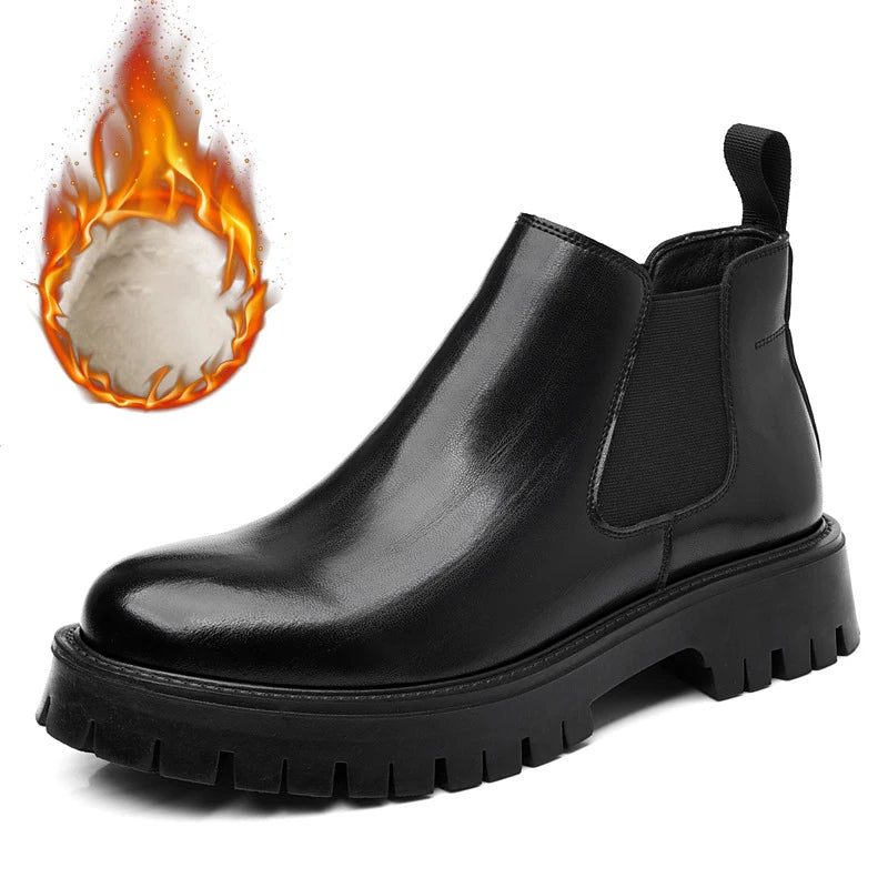 Botas Chelsea Retro Cuero Hombre — Estilo Británico