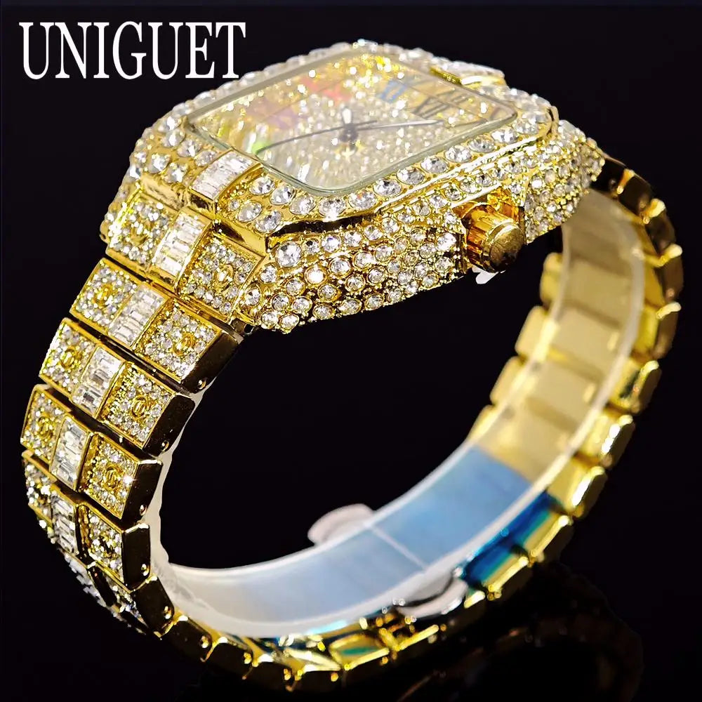 Reloj UNIGUET — Lujo con Diamantes para Hombre
