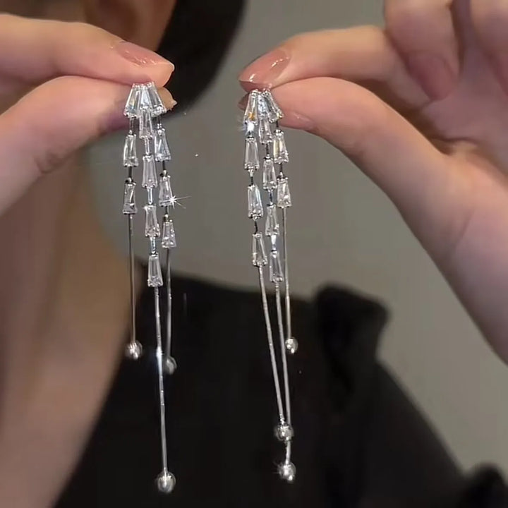Pendientes Geométricos Circonia Cúbica