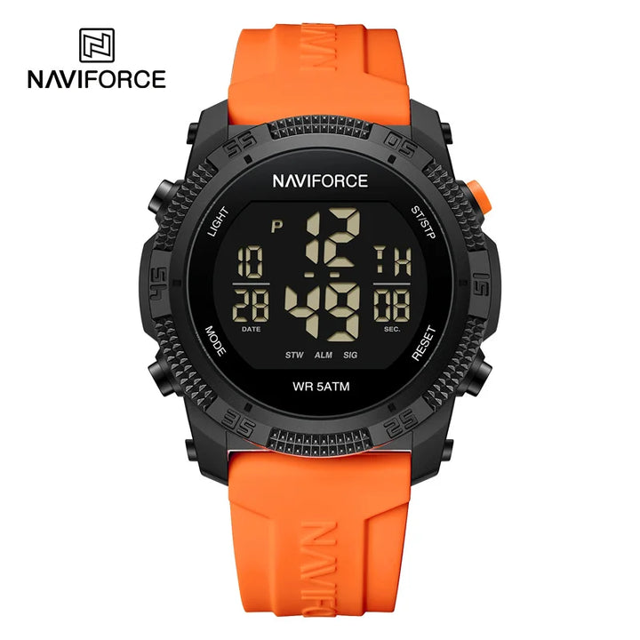 Reloj NAVIFORCE NF7104 Hombre — Digital LCD 50M Resistente al Agua