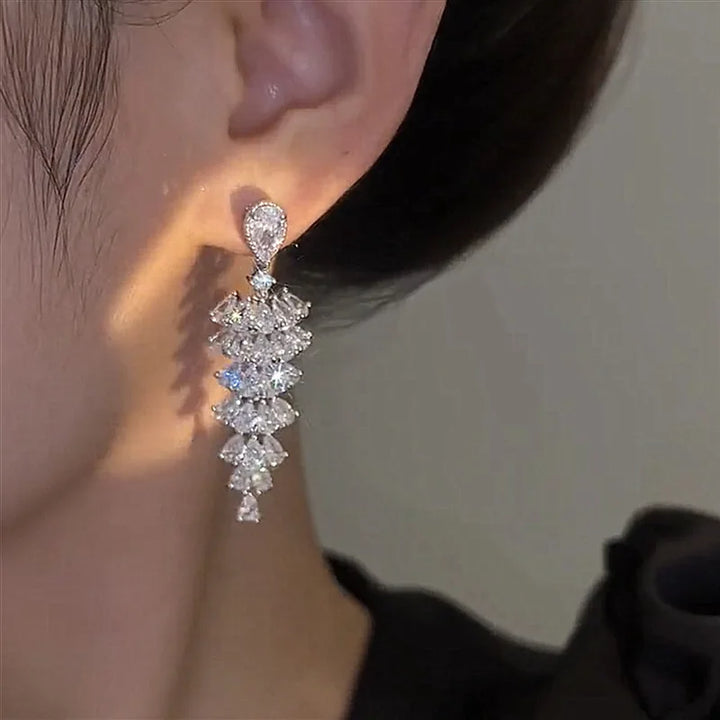Pendientes Geométricos Circonia Cúbica