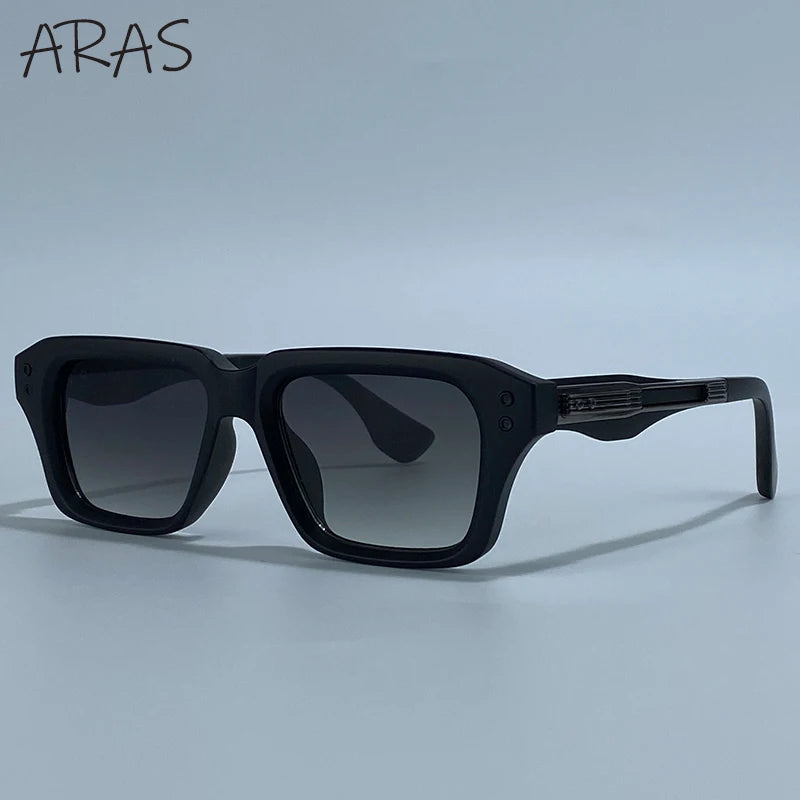 Gafas de Sol Cuadradas Polarizadas Hombre — UV400 Steampunk