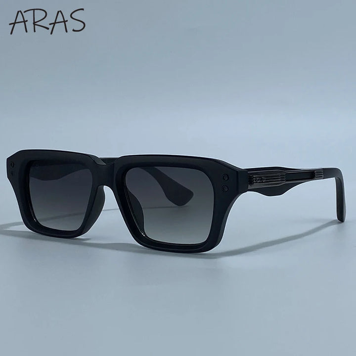 Gafas de Sol Cuadradas Polarizadas Hombre — UV400 Steampunk