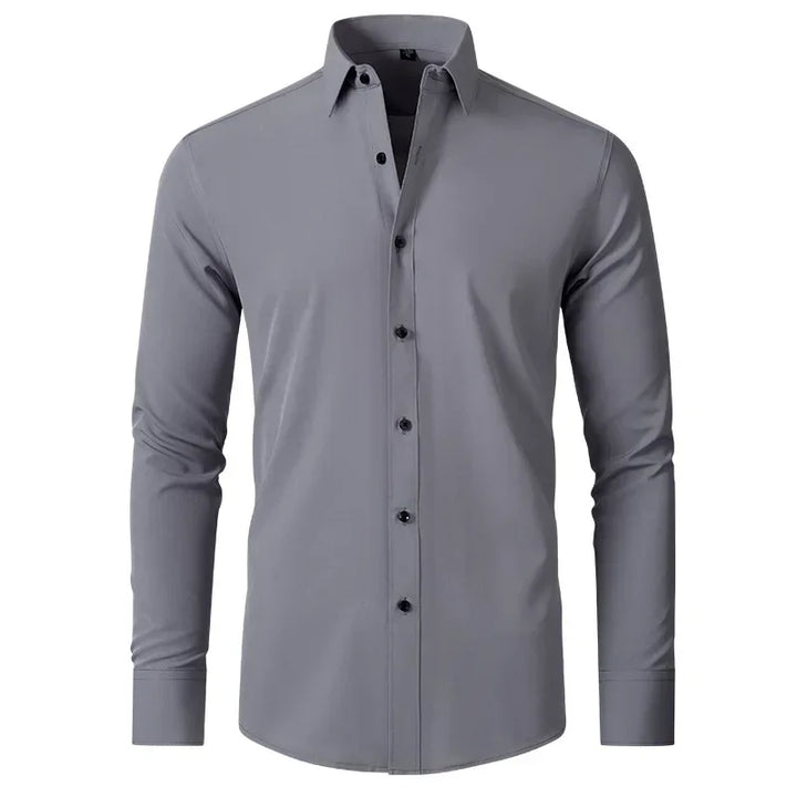 Camisa Elástica Hombre — Sin Planchado Multicolor