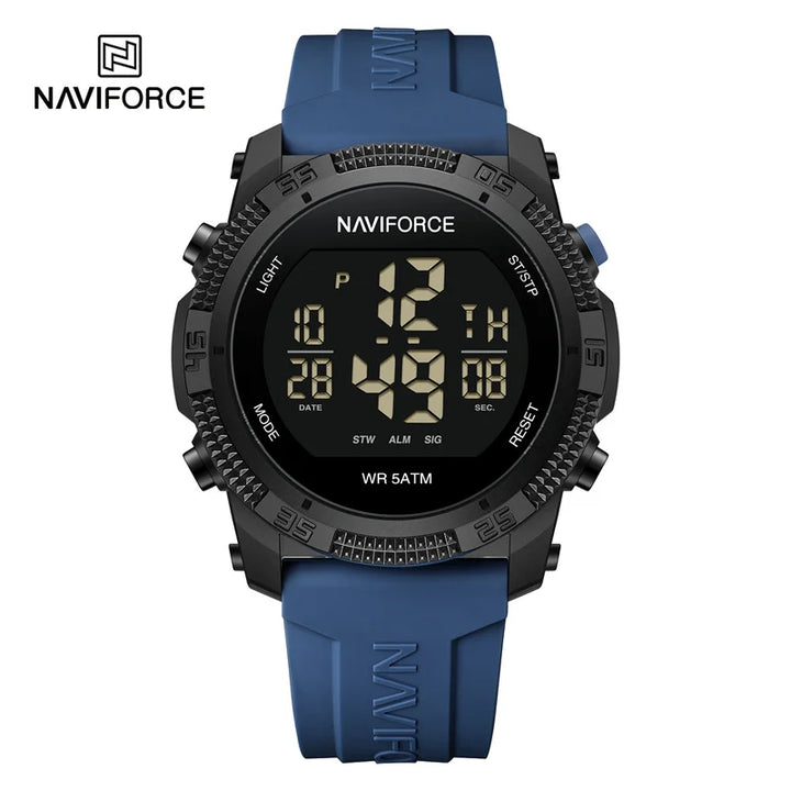 Reloj NAVIFORCE NF7104 Hombre — Digital LCD 50M Resistente al Agua