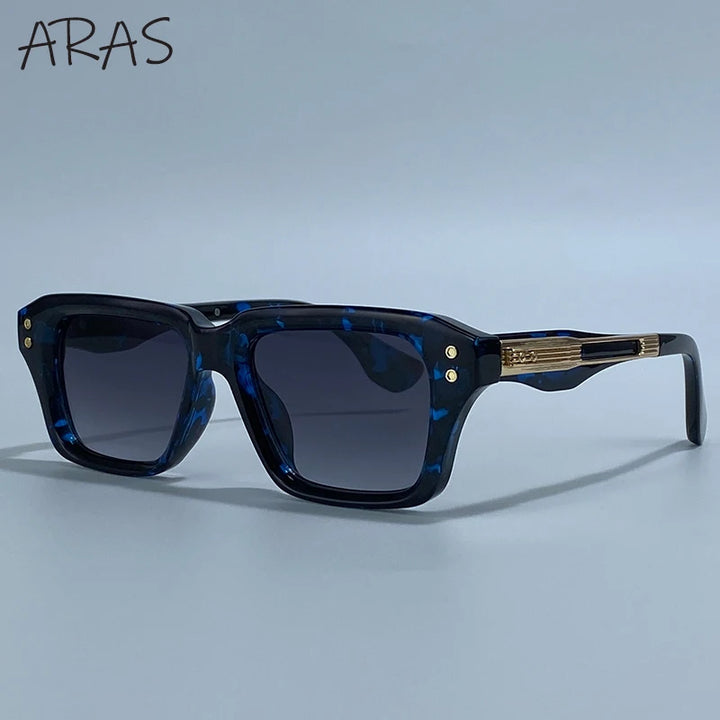 Gafas de Sol Cuadradas Polarizadas Hombre — UV400 Steampunk