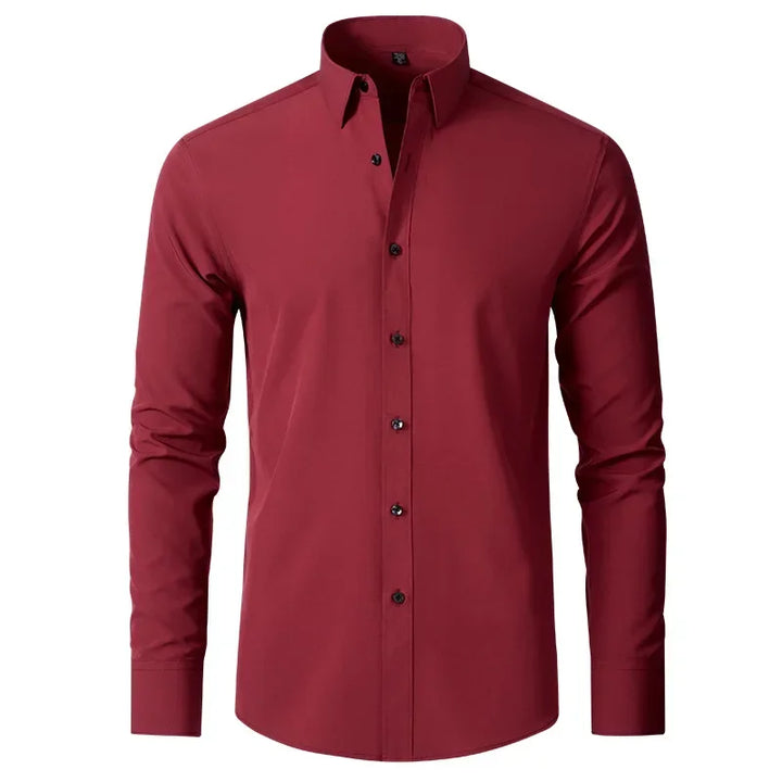 Camisa Elástica Hombre — Sin Planchado Multicolor