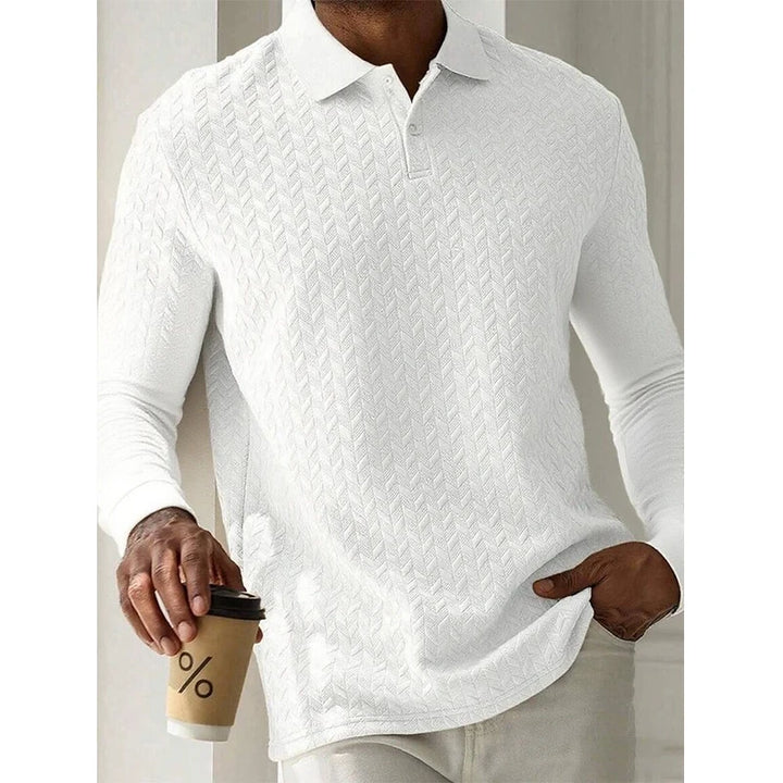 Polo de Manga Larga Premium para Hombre