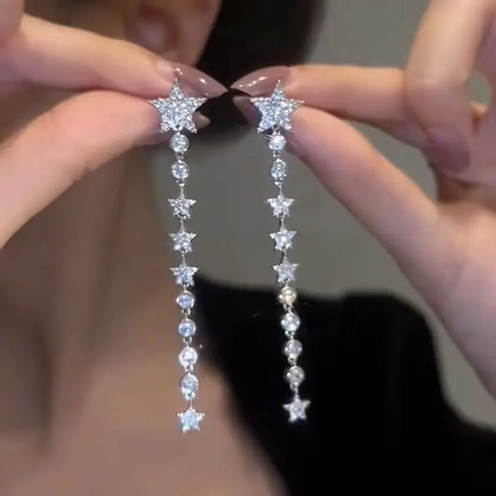 Pendientes Geométricos Circonia Cúbica