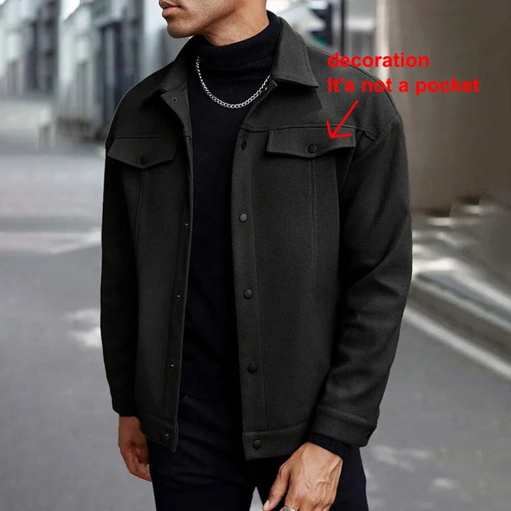Abrigo Lana Cepillada Hombre — Otoño &amp; Invierno