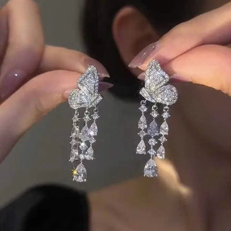 Pendientes Geométricos Circonia Cúbica