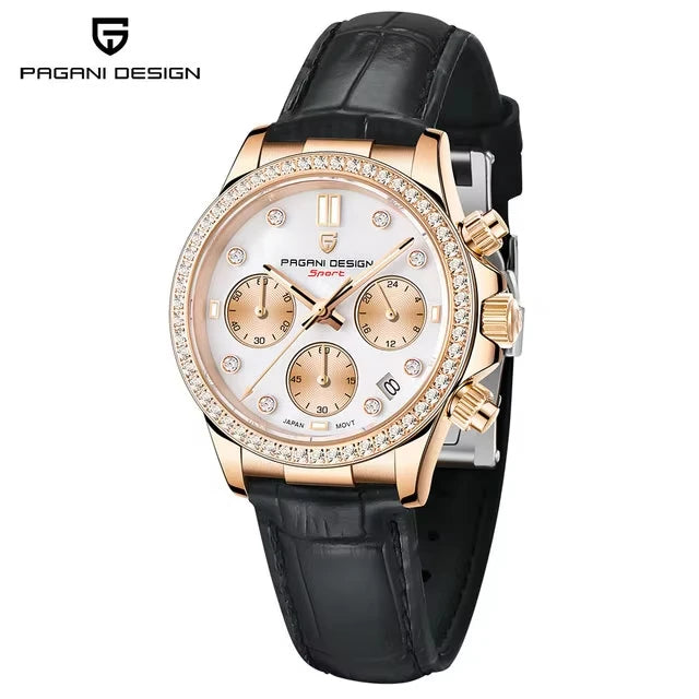 Reloj PAGANI DESIGN — Cronógrafo de Lujo con Cristal de Zafiro