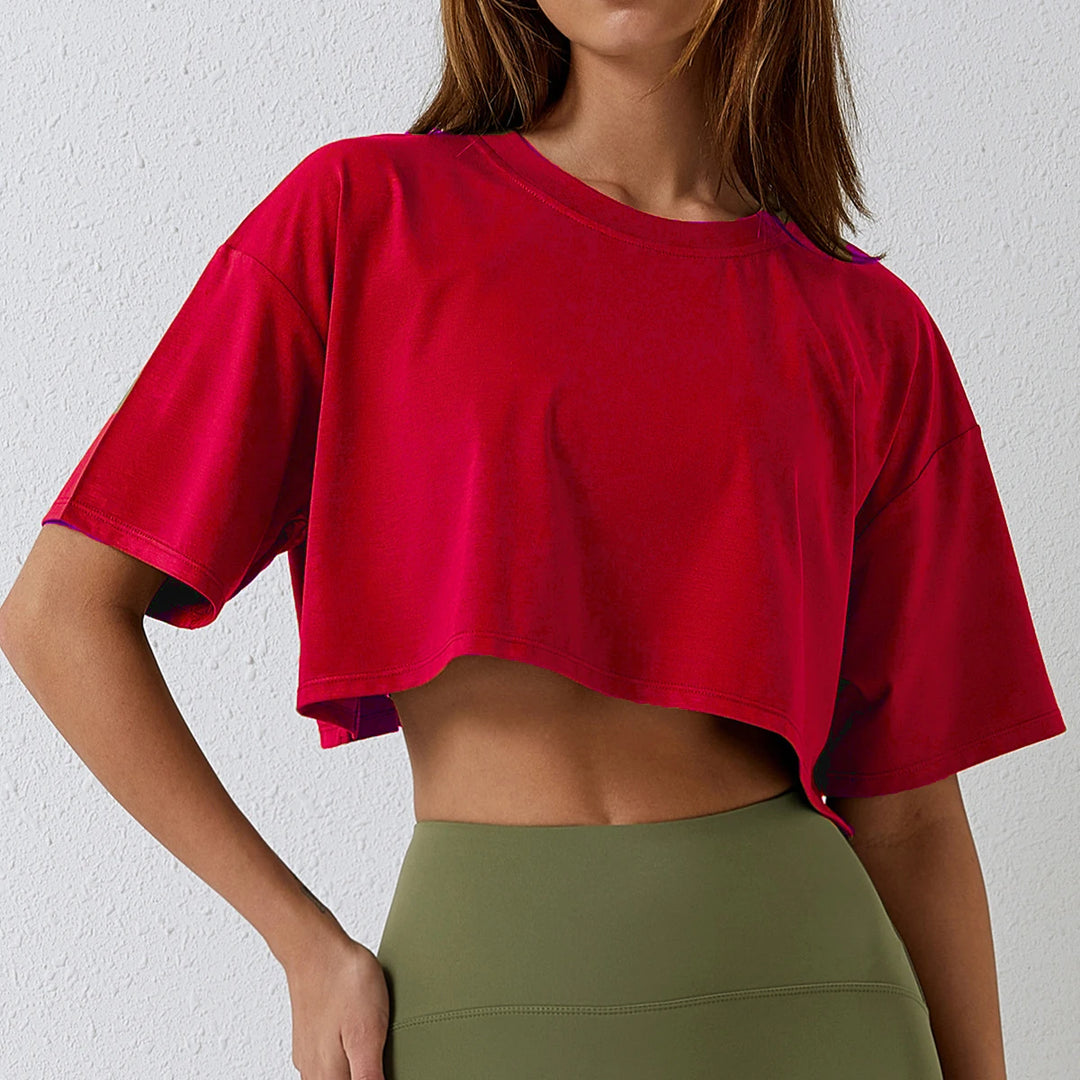 Top Crop Deportivo Algodón — Darez Wear