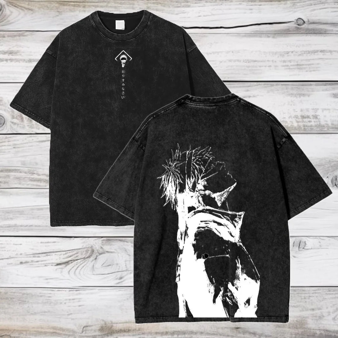 Camiseta Gojo Satoru | Jujutsu Kaisen Oversized Algodón