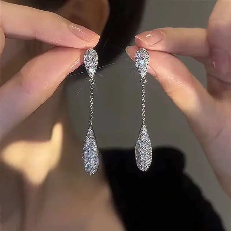 Pendientes Geométricos Circonia Cúbica