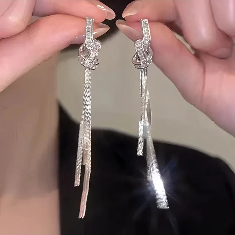 Pendientes Geométricos Circonia Cúbica