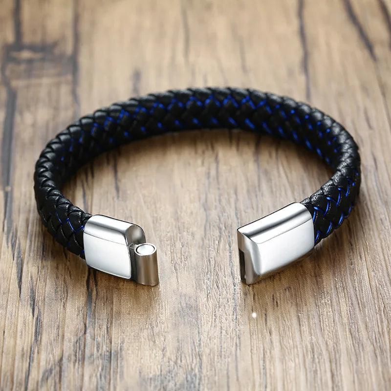 Pulsera Médica de Acero Inoxidable — Identificación de Emergencia