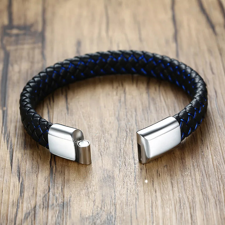 Pulsera Médica de Acero Inoxidable — Identificación de Emergencia