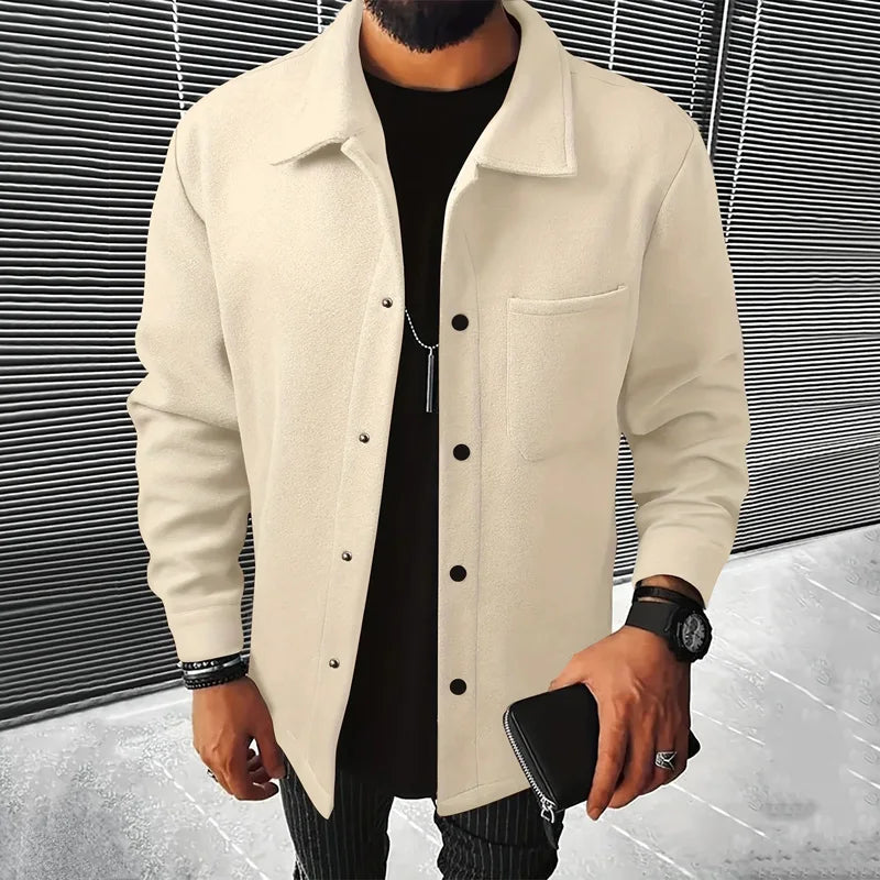 Abrigo Lana Cepillada Hombre — Otoño &amp; Invierno