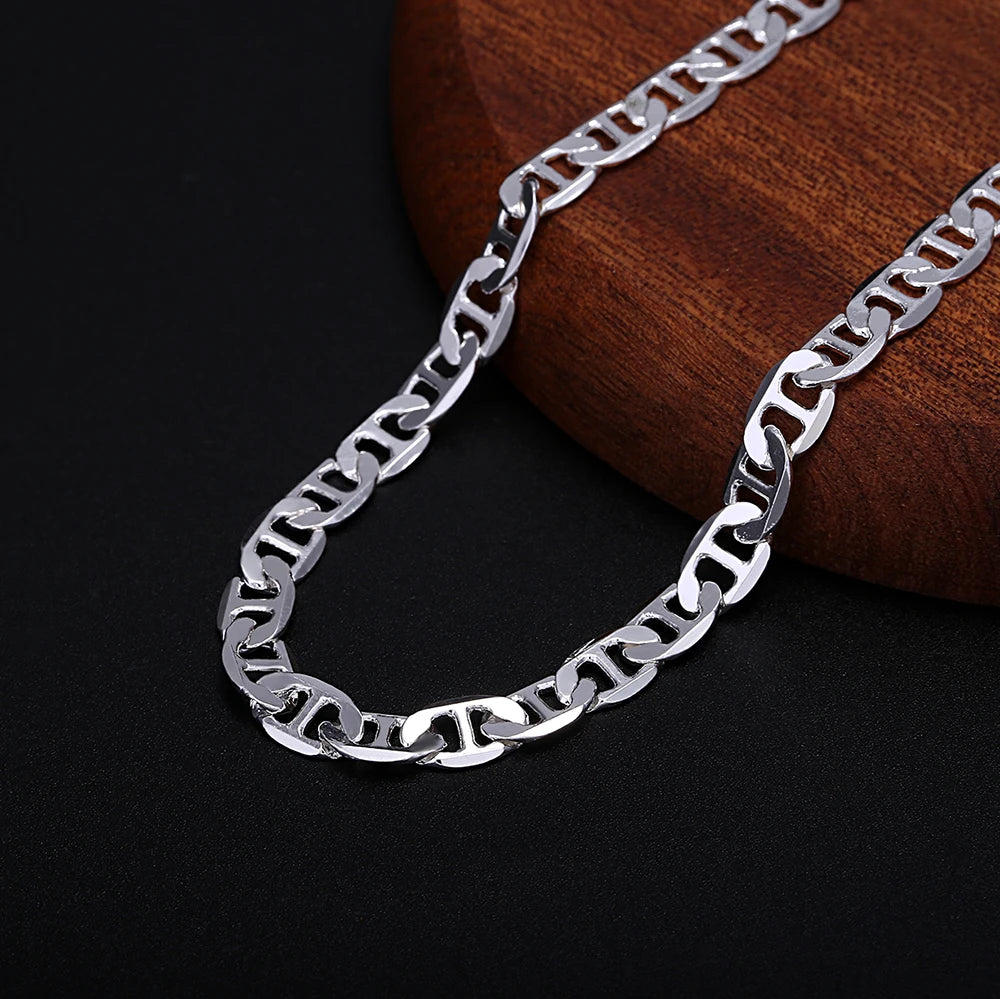 Conjunto Cadena Clásica Plata 925 — Collar y Pulsera