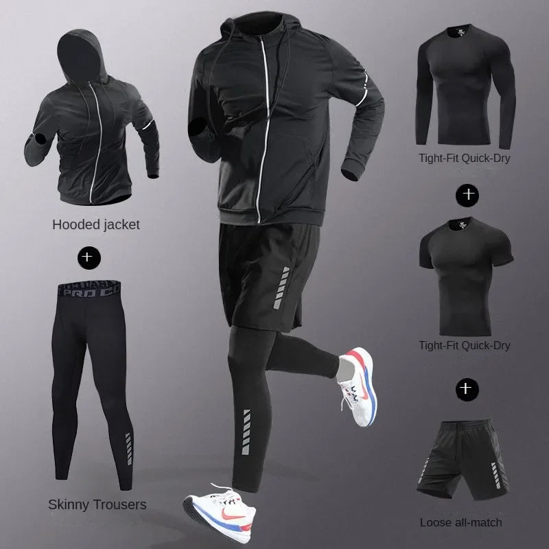 Conjunto Deportivo Hombre — Traje Running 3 a 7 Piezas