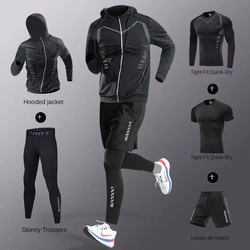 Conjunto Deportivo Hombre — Traje Running 3 a 7 Piezas