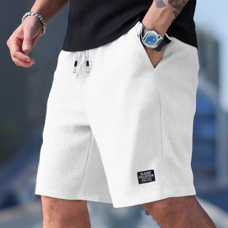 Shorts Casual Hombre — Tela Texturizada