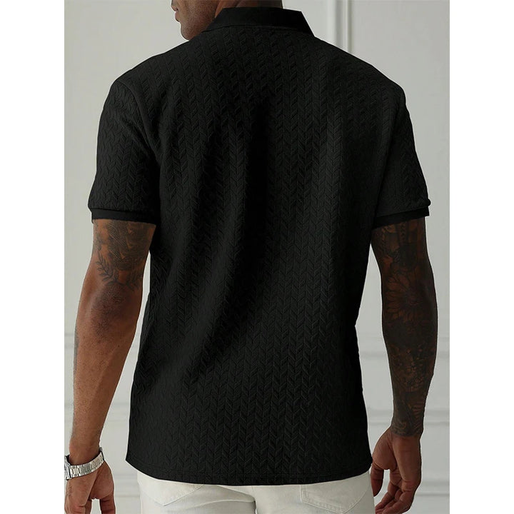 Polo Transpirable de Manga Corta para Hombre