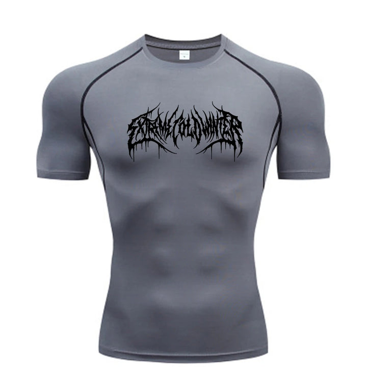 Camiseta de Compresión para Fitness y Gimnasio | Manga Corta