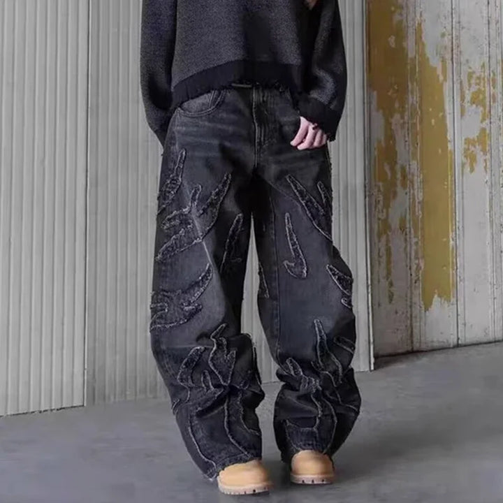 Jeans Holgados con Bordado | Hip Hop Retro | Darez Wear