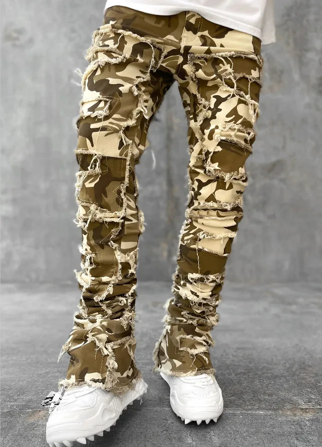 Jeans Rotos Hombre — Estilo Hip Hop