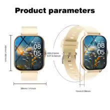 Reloj Inteligente LAXASFIT 2025 — Pantalla Táctil Bluetooth Hombre &amp; Mujer