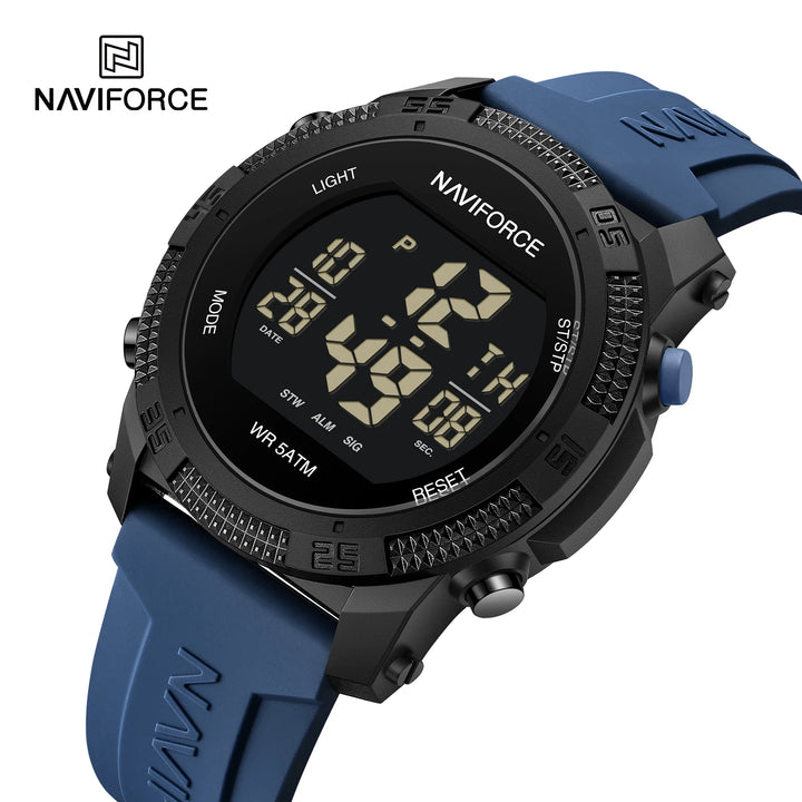 Reloj NAVIFORCE NF7104 Hombre — Digital LCD 50M Resistente al Agua