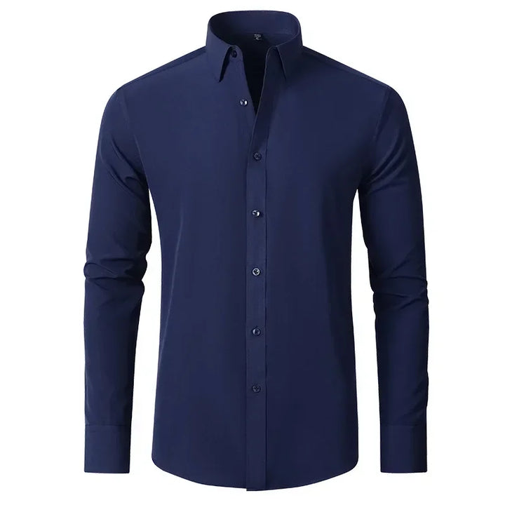 Camisa Elástica Hombre — Sin Planchado Multicolor
