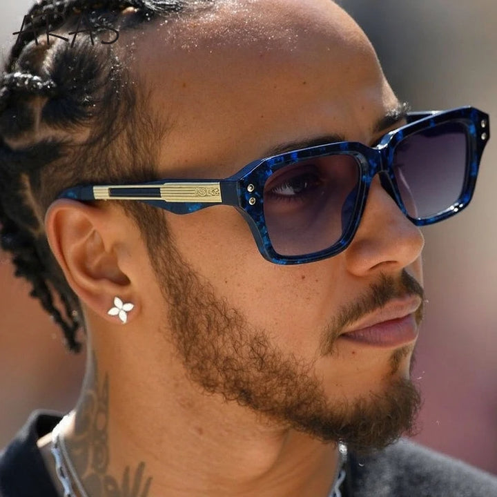 Gafas de Sol Cuadradas Polarizadas Hombre — UV400 Steampunk