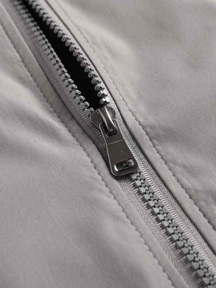 Chaqueta Cuello Alto Hombre — Ligera Primavera &amp; Otoño