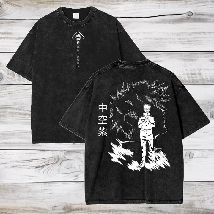 Camiseta Gojo Satoru | Jujutsu Kaisen Oversized Algodón