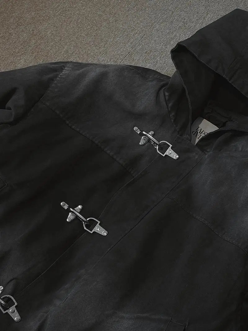 Chaqueta Holgada con Capucha | Y2K Retro Harajuku | Darez Wear