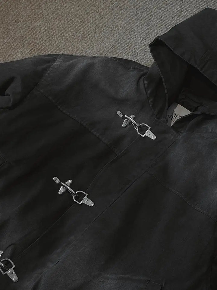 Chaqueta Holgada con Capucha | Y2K Retro Harajuku | Darez Wear
