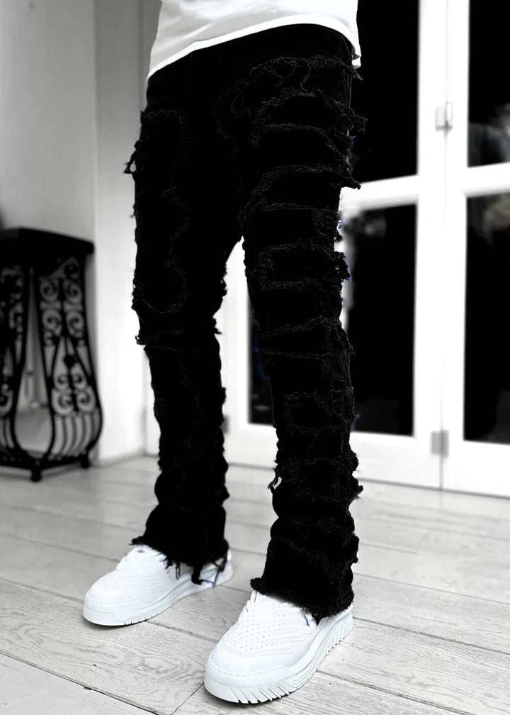 Jeans Rotos Hombre — Estilo Hip Hop